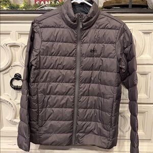 REI Youth Taupe/Pewter Puffer Jacket